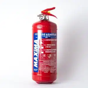 Maxima 2kg porral oltó tűzoltó készülék