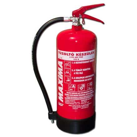 Maxima PKM 6C porral oltó, ABC tűzoltó készülék, 6 kg oltóanyag