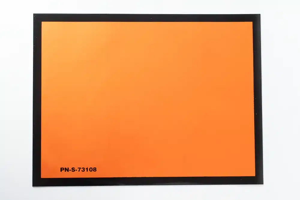 ADR narancssárga tábla (szám nélküli) mágneses 300×400 mm