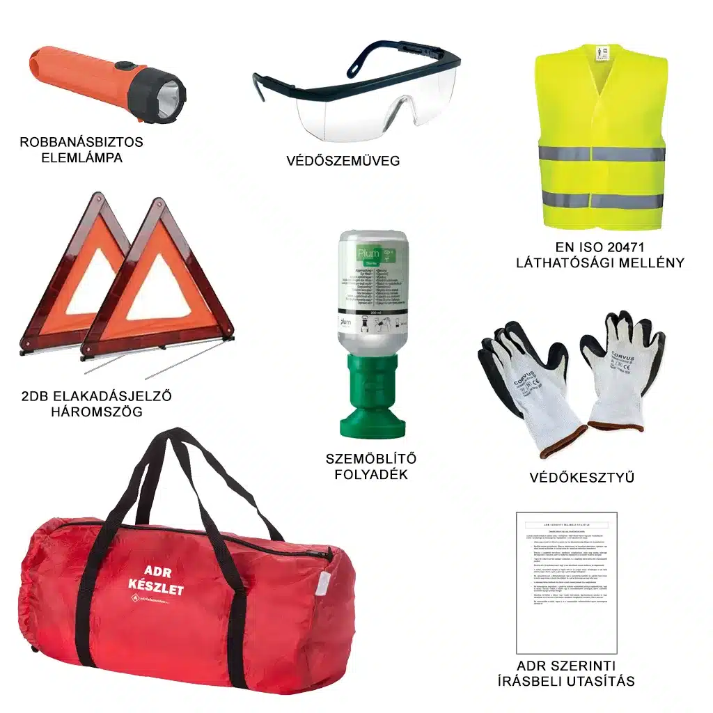 adr készlet tartalma