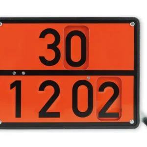 ADR narancssárga tábla forgatható