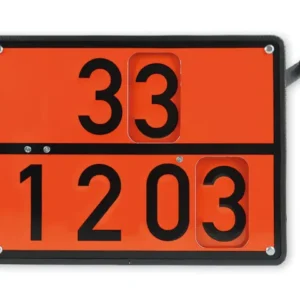 ADR narancssárga tábla forgatható