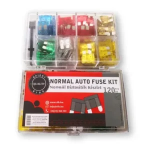 Biztosíték készlet | normál késes | 120 darabos szett